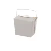 Food Pail 225gm (8oz) Takeaway Container White (62x46x66mmH)