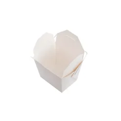 Food Pail 225gm (8oz) Takeaway Container White (62x46x66mmH)