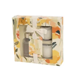 Fragrance Candle & Diffuser Gift Set Rose & Water Lily