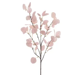 Frosted Eucalyptus Spray Light Pink (90cmH)
