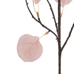 Frosted Eucalyptus Spray Light Pink (90cmH)