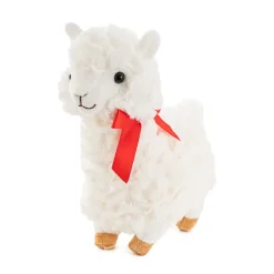 Fuzzy Wuzzy Plush Llama White (24cmHT)