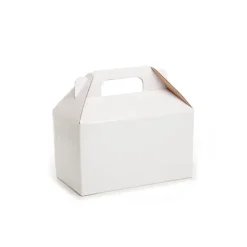 Gable Box Flat packed Large White (24x13x13Hcm)