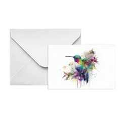 Gallery Gift Card & Envelope Hummingbird Pk25 (10x6.5cmH)