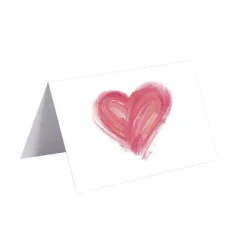 Gallery Gift Card & Envelope Painted Heart Pk25 (10x6.5cmH)