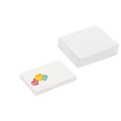 Gallery Gift Card & Envelope Heart Balloons Pk25 (10x6.5cmH)