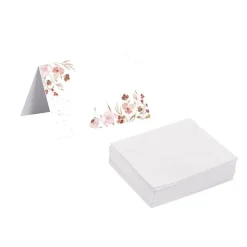 Gallery Gift Card & Envelope Flower Border Pk25 (10x6.5cmH)