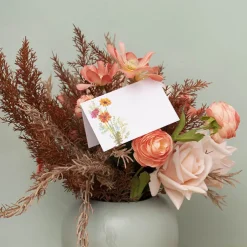 Gallery Gift Card & Envelope Spring Posy Pk25 (10x6.5cmH)