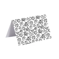 Gallery Gift Card & Envelope Flower Print Pk25 (10x6.5cmH)