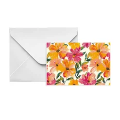 Gallery Gift Card & Envelope Spring Florals Pk25 (10x6.5cmH)
