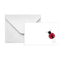 Gallery Gift Card & Envelope Lady Beetle Pk25 (10x6.5cmH)