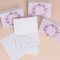 Gallery Gift Card & Envelope Flower Crown Pk25 (10x6.5cmH)