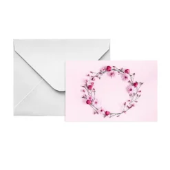 Gallery Gift Card & Envelope Flower Crown Pk25 (10x6.5cmH)