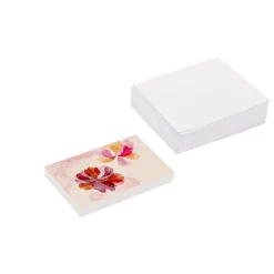 Gallery Gift Card & Envelope Flowers in Pink Pk25(10x6.5cmH)