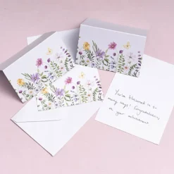 Gallery Gift Card & Envelope Flower Garden Pk25 (10x6.5cmH)