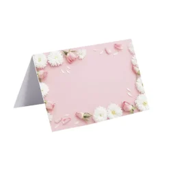 Gallery Gift Card & Envelope Flower Frame Pk25 (10x6.5cmH)