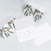 Gallery Gift Card & Envelope Gum Leaves Nuts Pk25(10x6.5cmH)