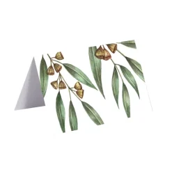 Gallery Gift Card & Envelope Gum Leaves Nuts Pk25(10x6.5cmH)