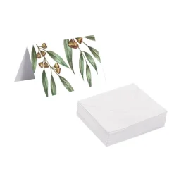Gallery Gift Card & Envelope Gum Leaves Nuts Pk25(10x6.5cmH)