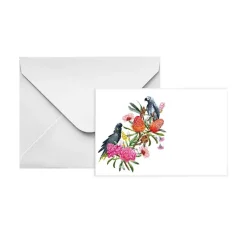 Gallery Gift Card & Envelope Native Birds Pk25 (10x6.5cmH)