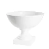 Garden Fibreglass Urn Gloss White (41cmDx32.5cmH)