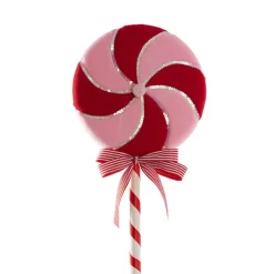 Giant Lollipop Pick Pink & Red (26cmDx60cmH)
