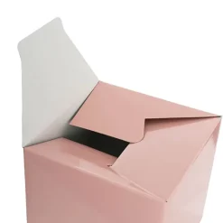 Gift Box Jumbo with Bow Flat Pack Baby Pink (305x300x300mmH)