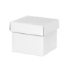 Gift Box with Lid Mini Flat Pack Gloss White (13x12cmH)