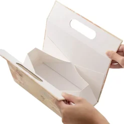 Gift Hamper Magnetic Handbag Big Florals Blush (24*11*23cm)