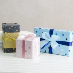 Gift Wrapping Paper Handi Roll Gloss Star Pink (70cmx10m)