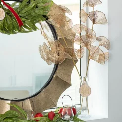 Ginkgo Leaf Spray Metallic Gold (70cmH)