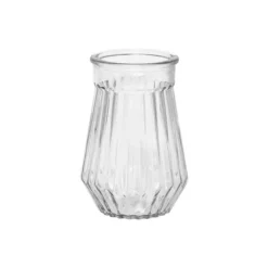 Glass Angela Vase Clear (11x16.5cmH)