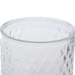 Glass Ann Maggie Vase Clear (15Dx15cmH)