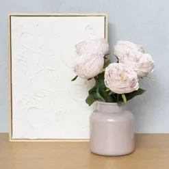 Glass Botany Bottle Glossy Dusty Pink (14x16cmH)