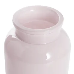 Glass Botany Bottle Glossy Dusty Pink (14x16cmH)