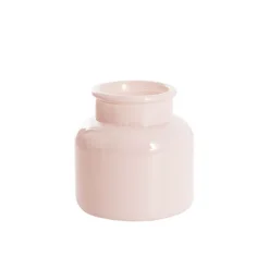 Glass Botany Bottle Mini Glossy Sand Pink (12x12cmH)