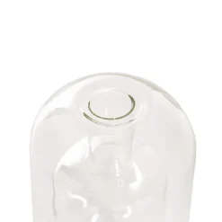 Glass Bubble Bud Vase Clear (9Dx17cmH)