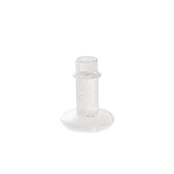 Glass Chadlington Dinner Candle Holder Clear (8Dx10cmH)