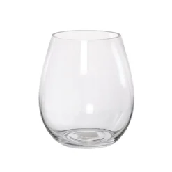 Glass Claire Vase Clear (19Dx23cmH)