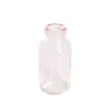 Glass Classic Milk Bottle Pink (5x10cmH)