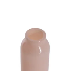 Glass Classic Milk Bottle Solid Glossy Soft Peach (5x10cmH)