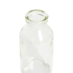 Glass Classic Milk Bottle Sage (5x10cmH)