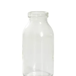 Glass Classic Milk Bottle Sage (5x10cmH)