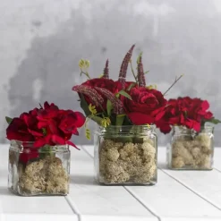 Glass Country Cube Clear (12x12x12cmH)