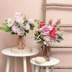 Glass Country Sabrina Vase Blush Pink (12Dx22.5cmH)