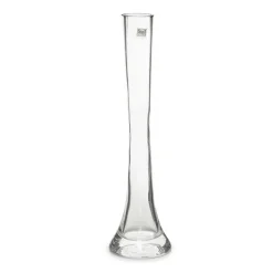 Glass Cylinder Bud Vase Stem Clear (4Dx30cmH)