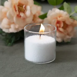 Glass Cylinder Event Candle Holder Clear (5cmDx5cmH)