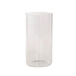 Glass Cylinder Floral Event Vase Clear (15Dx30cmH)