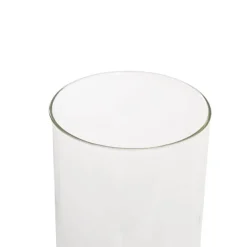 Glass Cylinder Floral Event Vase Clear (15Dx30cmH)