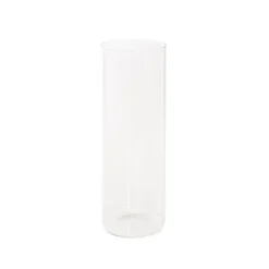 Glass Cylinder Floral Event Vase Clear (10Dx30cmH)